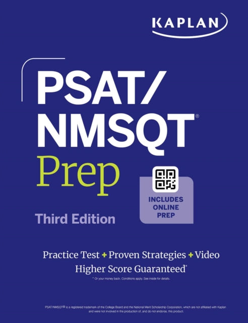 PSAT/NMSQT Prep, Third Edition: Includes a Full Length Practice Test + 100s of Practice Questions + 1 Year Access Online Quizzes and Video Instruction (Kaplan Test Prep) cover