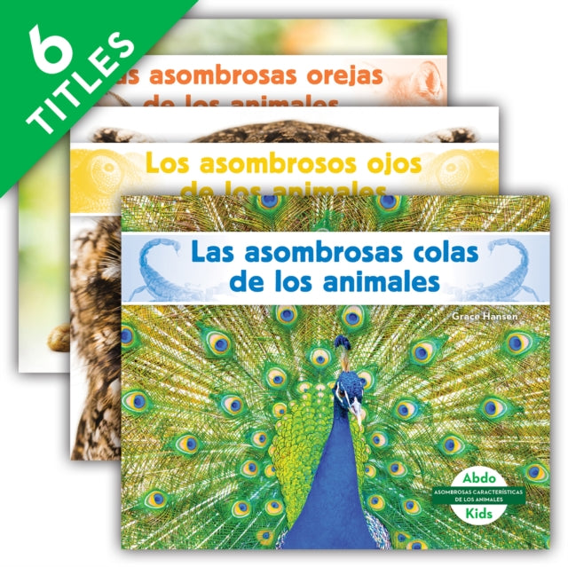 Asombrosas caracteristicas de los animales (Amazing Animal Features)  (Set) cover