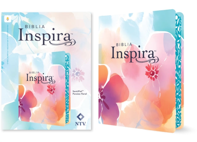 Biblia Inspira NTV con Filament  (SentiPiel, Paraiso floral) cover