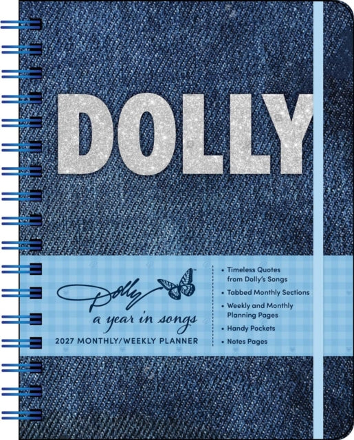 Dolly Parton: A Year in Songs Deluxe Organizer 2027 Weekly Planner Calendar cover