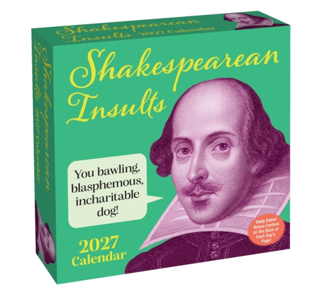 Shakespearean Insults 2027 Day-to-Day Calendar cover
