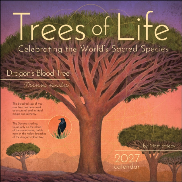 Trees of Life 2027 Wall Calendar cover