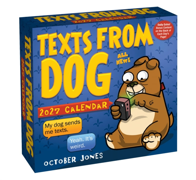 Texts from Dog 2027 Day-to-Day Calendar cover