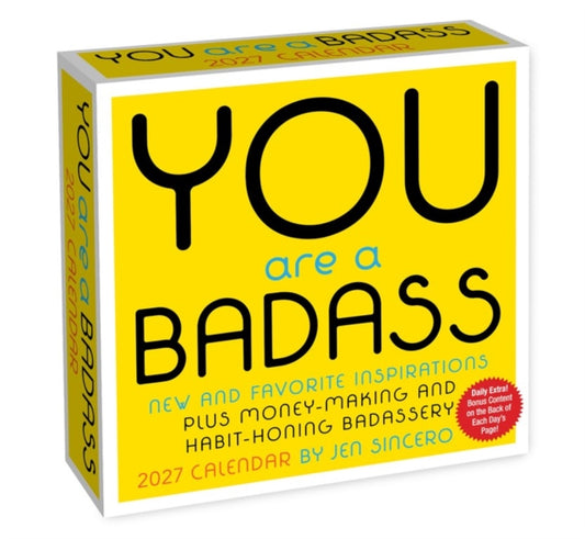 You Are a Badass 2027 Day-to-Day Calendar cover