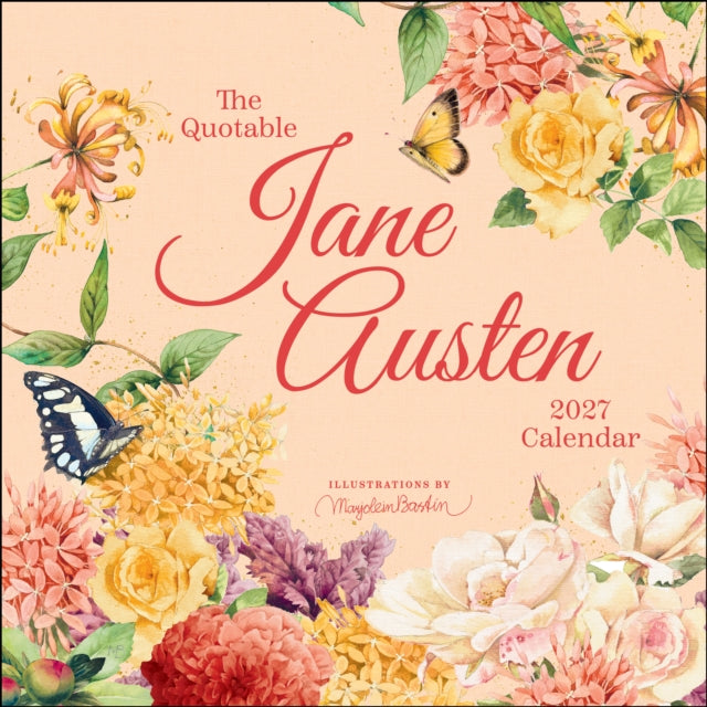 The Quotable Jane Austen 2027 Wall Calendar cover