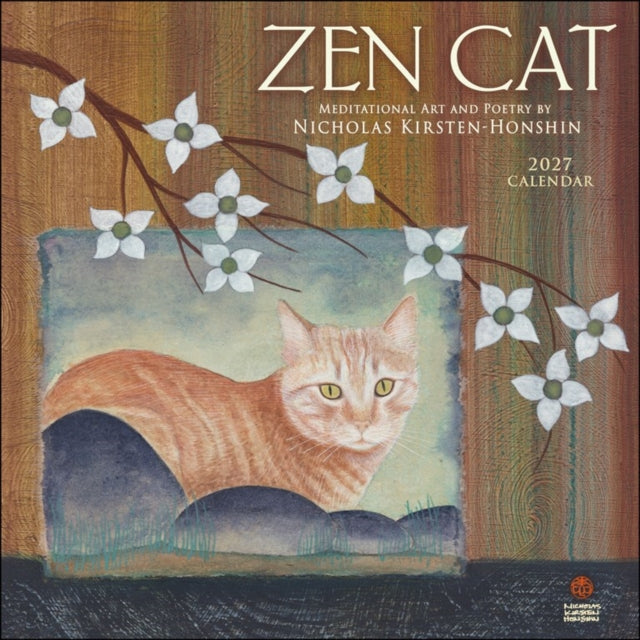 Zen Cat 2027 Wall Calendar cover