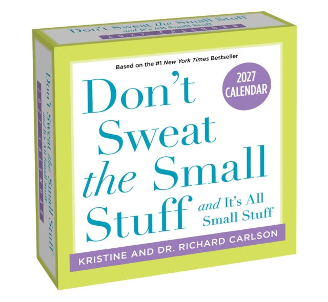 Don't Sweat the Small Stuff 2027 Day-to-Day Calendar cover