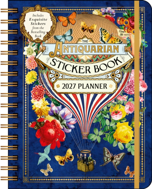 The Antiquarian Sticker Book 2027 Monthly/Weekly Planner Calendar cover