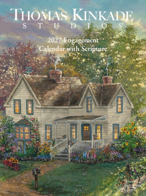 Thomas Kinkade Studios® 2027 Monthly/Weekly Engagement Calendar with Scripture cover