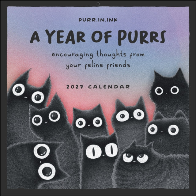 A Year of Purrs 2027 Wall Calendar cover