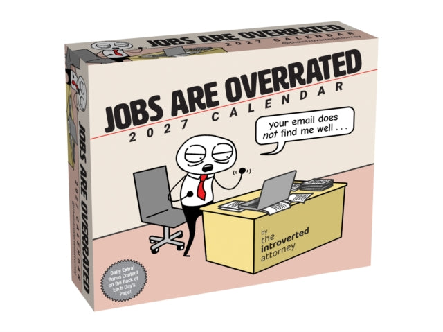 Jobs Are Overrated 2027 Day-to-Day Calendar cover