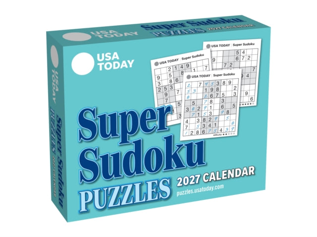 USA TODAY Super Sudoku 2027 Day-to-Day Calendar cover