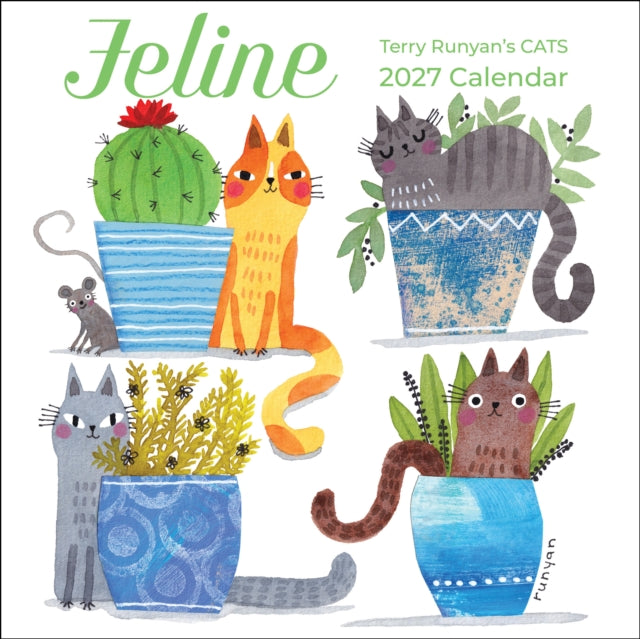 Feline 2027 Mini Wall Calendar cover