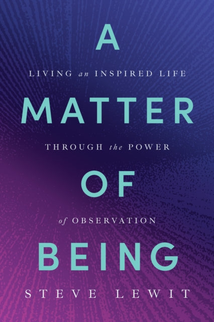 A Matter of Being cover