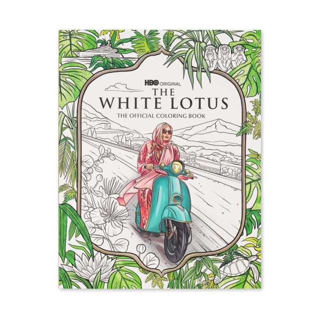The HBO Original Series: The White Lotus: The Official Coloring Book cover