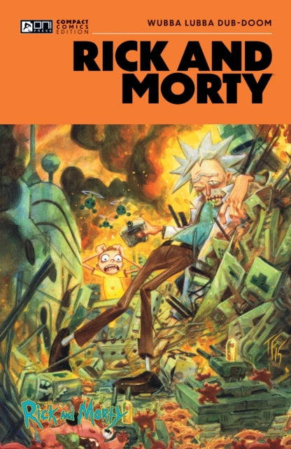 Rick and Morty Oni Compact Comics Edition:Wubba Lubba Dub-DOOM cover
