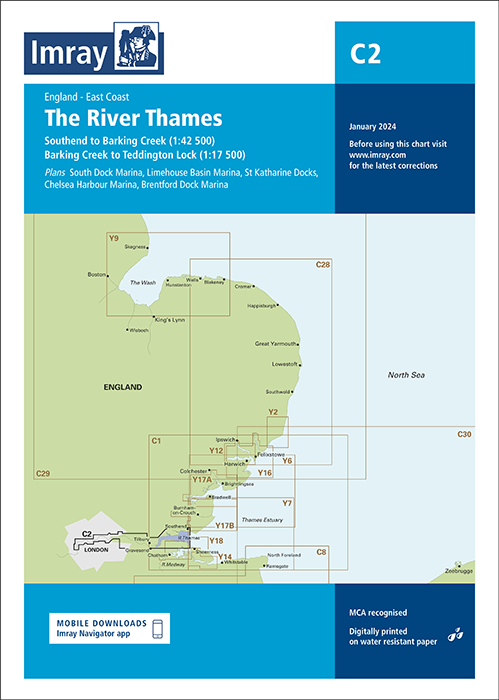 Imray Chart C2: The River Thames