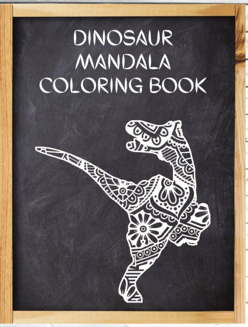 Dinosaur Mandala Coloring Book