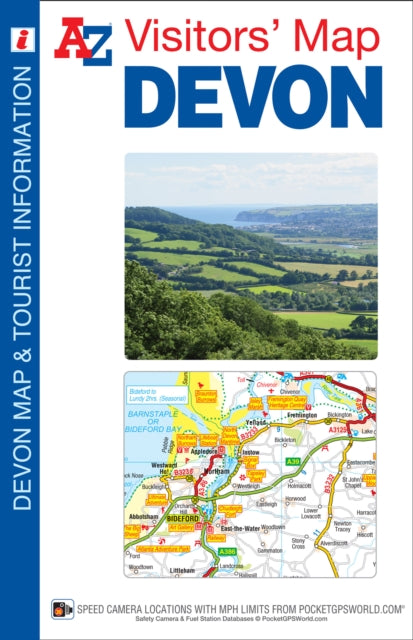 folded,Devon Visitors Map