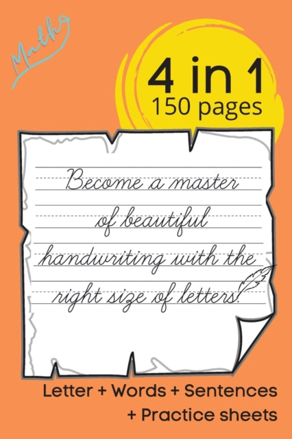 HANDWRITING Practice Books: learn cursive handwriting workbook for adult and childrens cursive writing, english handwriting practice book