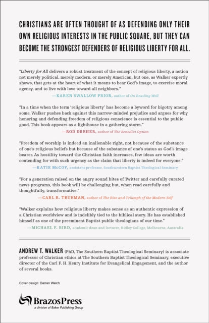 Liberty for All: Defending Everyone's Religious Freedom in a Pluralistic Age