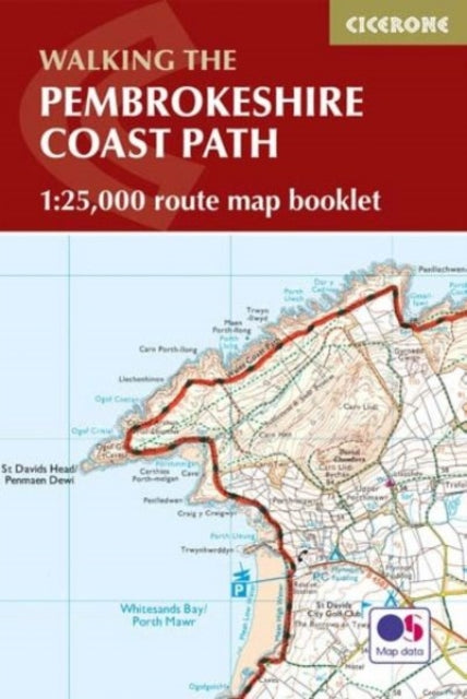 Pembrokeshire Coast Path Map Booklet: 1:25,000 OS Route Mapping