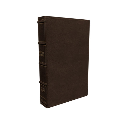 KJV, Large Print Verse-by-Verse Reference Bible, Maclaren Series, Genuine Leather