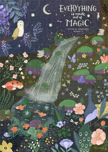 Everything Is Made Out of Magic 1,000-Piece Puzzle (Flow): for Adults Families Picture Quote Mindfulness Game Gift Jigsaw 26 3/8" x 18 7/8"