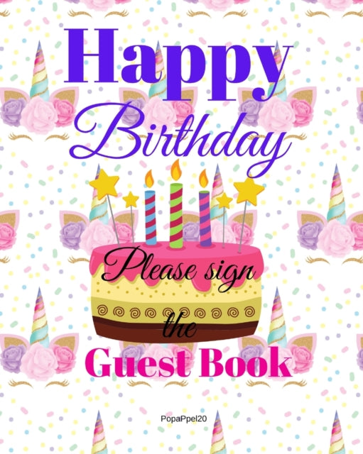Birthday Guest Book For Kids
