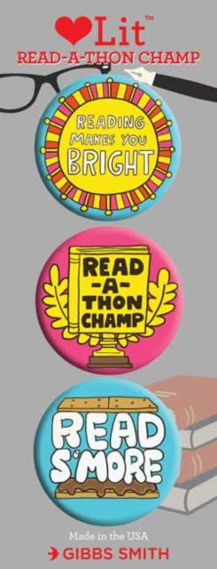 Read-a-thon 3 Badge Set