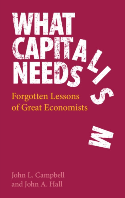 What Capitalism Needs: Forgotten Lessons of Great Economists