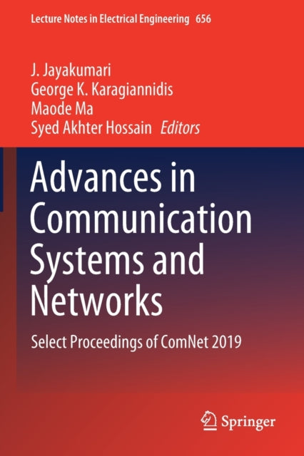 Advances in Communication Systems and Networks: Select Proceedings of ComNet 2019