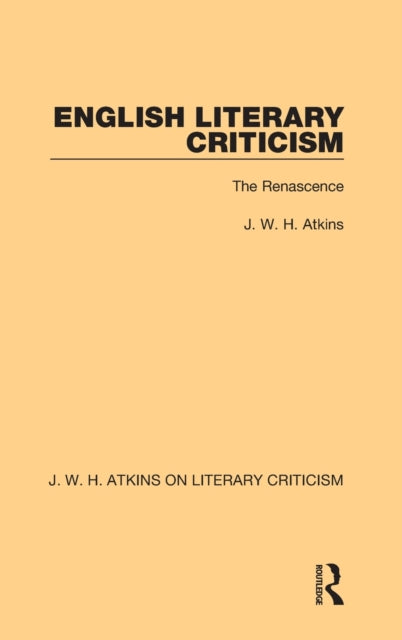 English Literary Criticism: The Renascence