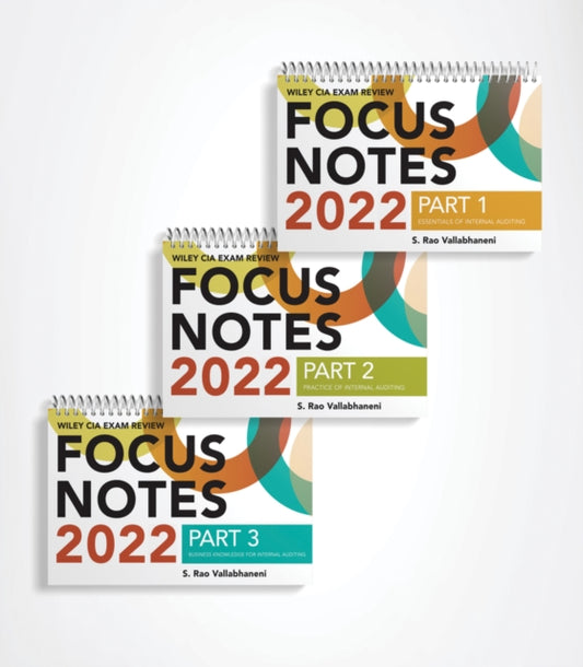 Wiley CIA 2022 Focus Notes: Complete Set