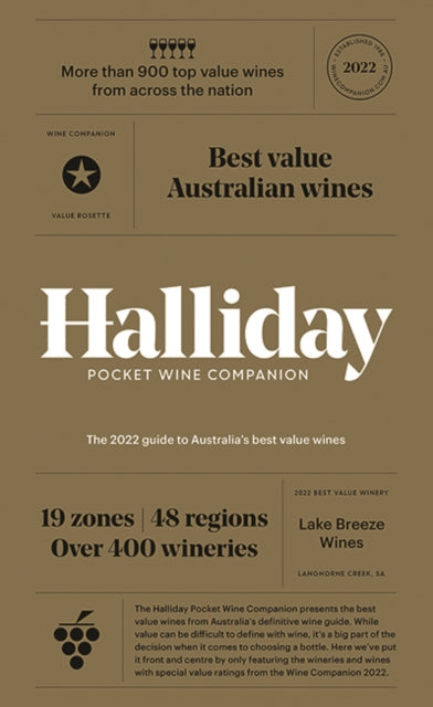 Halliday Pocket Wine Companion 2022: The 2022 Guide to Australia's Best Value Wines