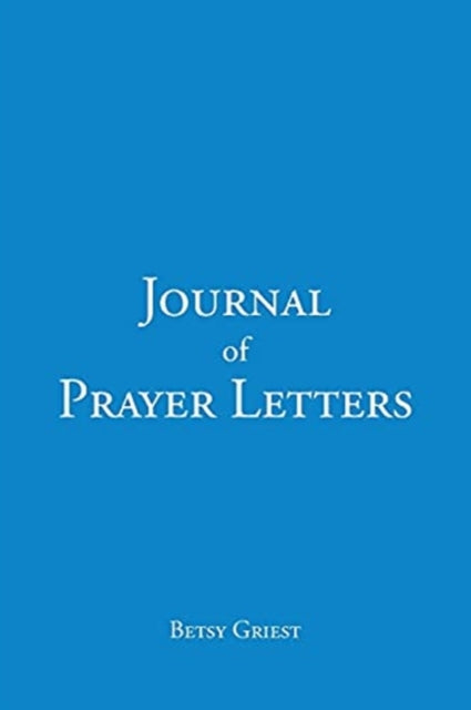 Journal of Prayer Letters