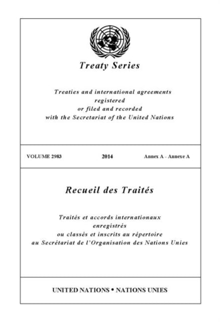 Treaty Series 2983 (English/French Edition)