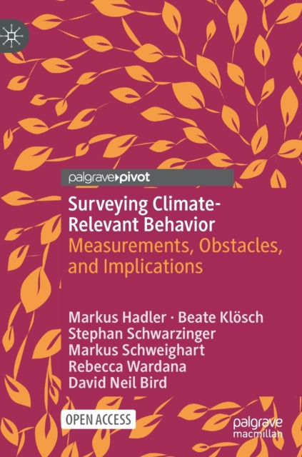 Surveying Climate-Relevant Behavior: Measurements, Obstacles, and Implications