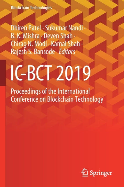 IC-BCT 2019: Proceedings of the International Conference on Blockchain Technology