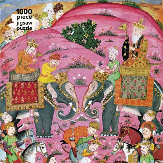 Adult Jigsaw Puzzle: Persian Heroes by Indian School (16th century): 1000-piece Jigsaw Puzzles