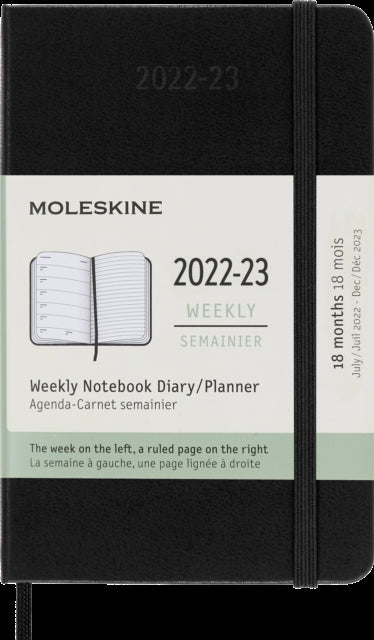 MOLESKINE 2023 18MONTH WEEKLY POCKET HAR