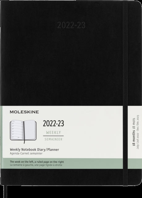 MOLESKINE 2023 18MONTH WEEKLY EXTRA LARG