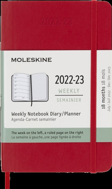 MOLESKINE 2023 18MONTH WEEKLY POCKET SOF