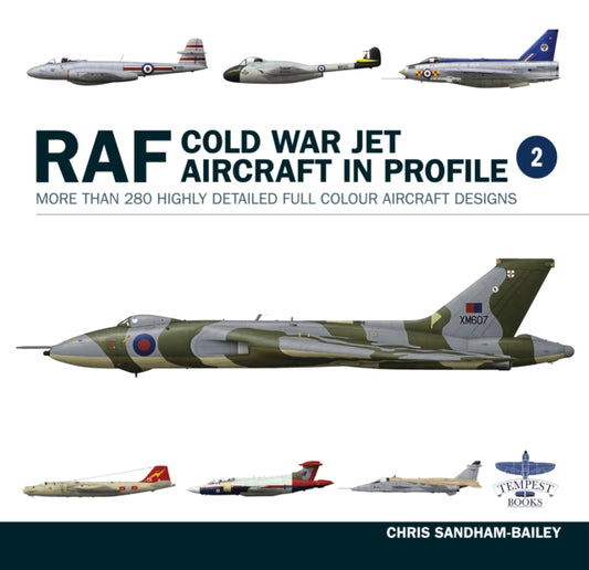 Raf Cold War Jet Aircraft in Profil