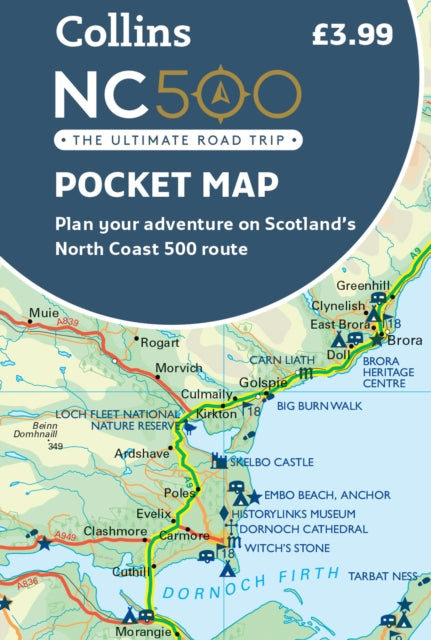 NC500 Pocket Map: Plan Your Adventure on Scotland's North Coast 500 Route