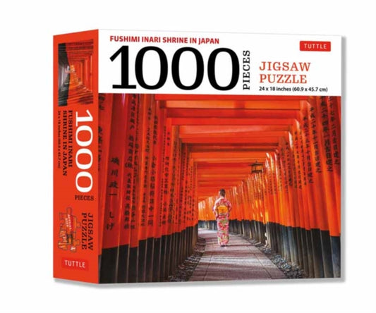 Japan's Most Famous Shinto Shrine - 1000 Piece Jigsaw Puzzle: Fushimi Inari Shrine in Kyoto: Finished Size 24 x 18 inches (61 x 46 cm)