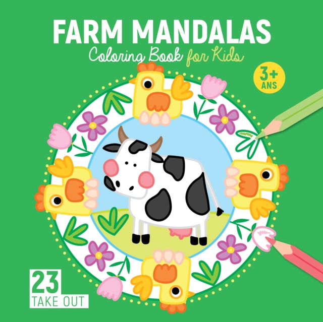 Fun on the Farm Coloring Book for Kids: 23 Designs
