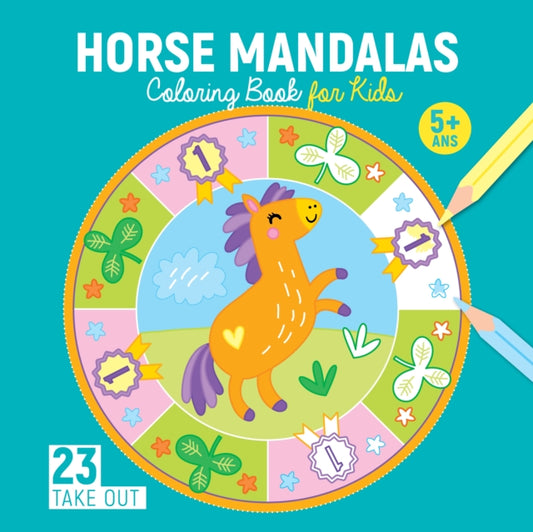 Happy Horse Coloring Book for Kids: 23 Designs