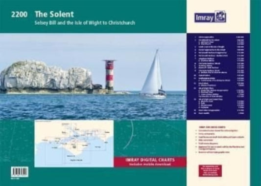 2200 The Solent Chart Pack: Selsey Bill and the Isle of Wight to Christchurch