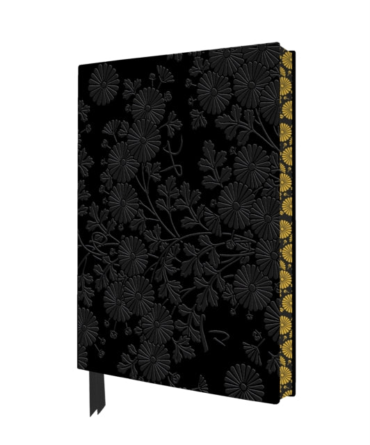 Uematsu Hobi: Box decorated with Chrysanthemums Artisan Art Notebook (Flame Tree Journals)